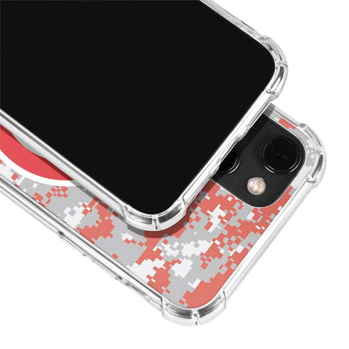 NBA Atlanta Hawks Digi Camo iPhone 13 Mini Clear Case