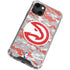 NBA Atlanta Hawks Digi Camo iPhone 13 Mini Clear Case