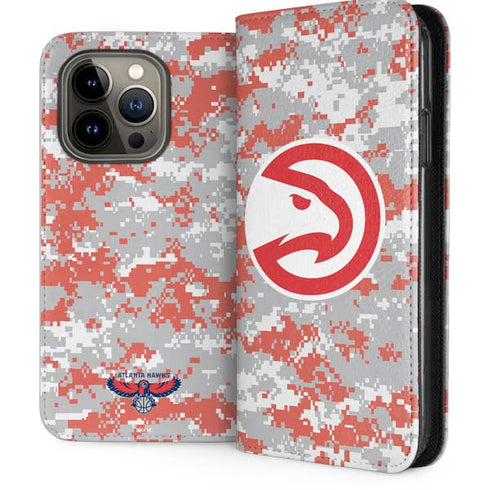 NBA Atlanta Hawks Digi Camo iPhone 13 Pro Folio Case