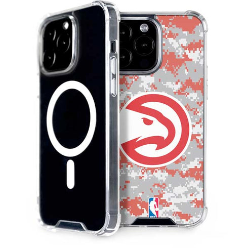 NBA Atlanta Hawks Digi Camo iPhone 13 Pro Max MagSafe Case