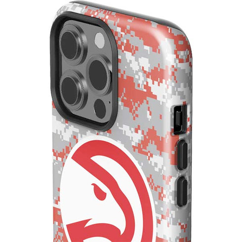 NBA Atlanta Hawks Digi Camo iPhone 15 Pro Impact Case