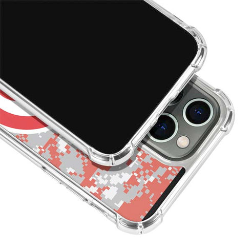 NBA Atlanta Hawks Digi Camo iPhone 15 Pro Max Clear Case