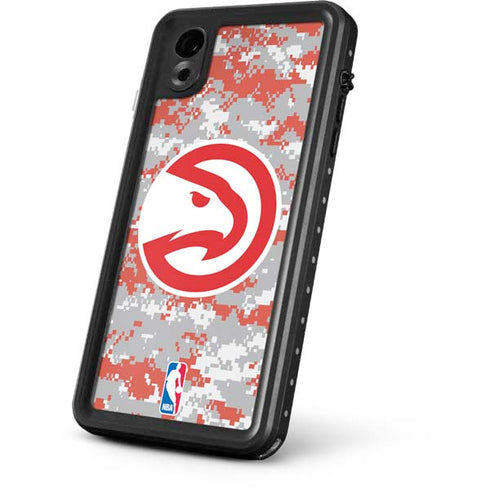 NBA Atlanta Hawks Digi Camo iPhone XR Waterproof Case