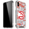 NBA Atlanta Hawks Digi Camo iPhone XS Max Clear Case