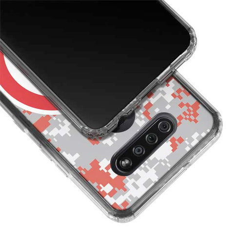 NBA Atlanta Hawks Digi Camo LG K51/Q51 Clear Case