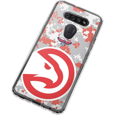 NBA Atlanta Hawks Digi Camo LG K51/Q51 Clear Case