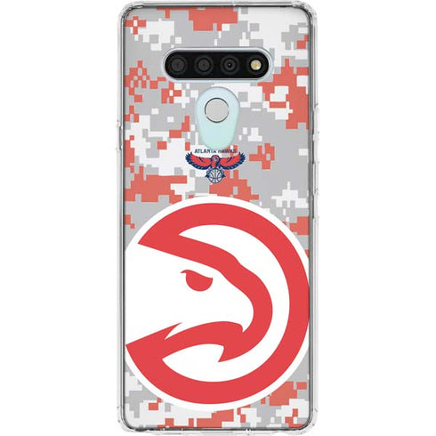 NBA Atlanta Hawks Digi Camo LG Stylo 6 Clear Case