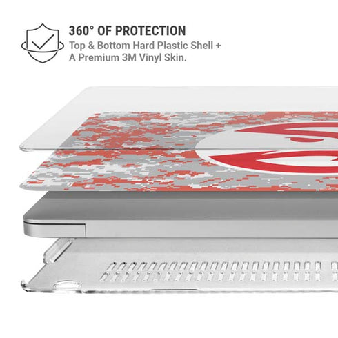 NBA Atlanta Hawks Digi Camo MacBook Pro 15in (2016-19) Case plus Skin
