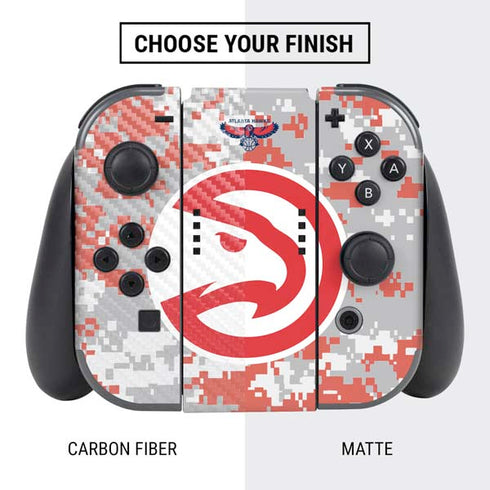 NBA Atlanta Hawks Digi Camo Nintendo Switch Bundle Skin