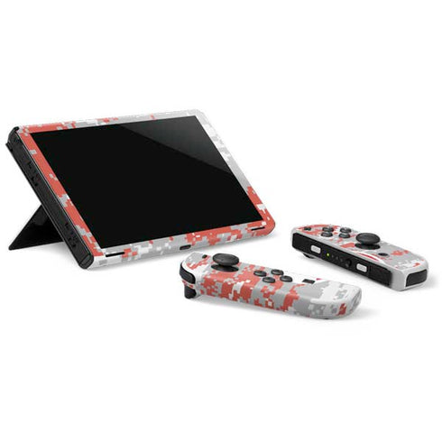 NBA Atlanta Hawks Digi Camo Nintendo Switch OLED (2021) Skin