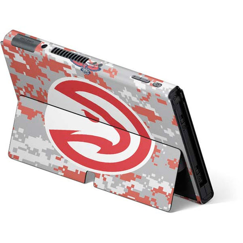 NBA Atlanta Hawks Digi Camo Nintendo Switch OLED (2021) Skin
