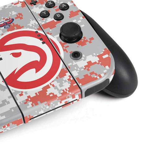 NBA Atlanta Hawks Digi Camo Nintendo Switch OLED (2021) Skin