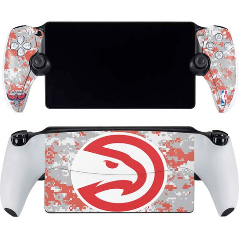 NBA Atlanta Hawks Digi Camo PlayStation Portal Remote Player Skin