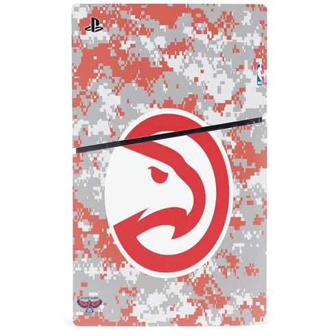 NBA Atlanta Hawks Digi Camo PS5 Slim Disk Bundle Skin