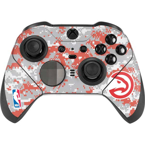 NBA Atlanta Hawks Digi Camo Xbox Elite Wireless Controller Series 2 Skin