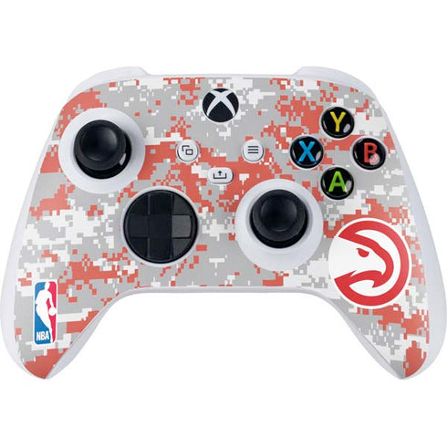 NBA Atlanta Hawks Digi Camo Xbox Series S Controller Skin