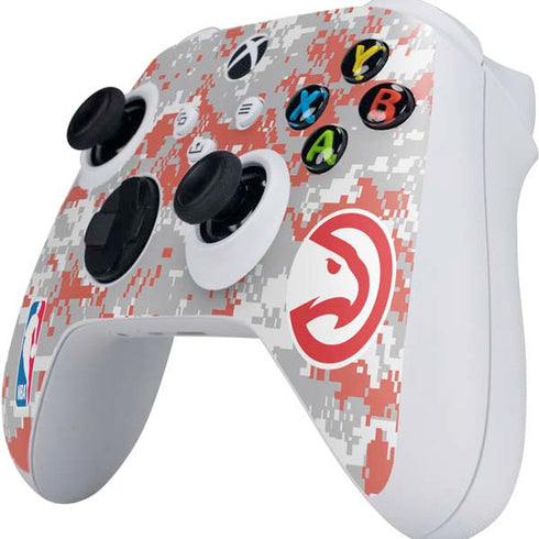 NBA Atlanta Hawks Digi Camo Xbox Series S Controller Skin
