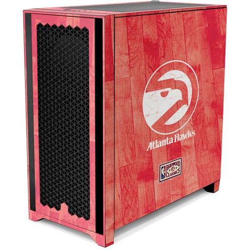 NBA Atlanta Hawks Hardwood Classics Corsair 4000D Tempered Glass Mid-Tower ATX Case Skin