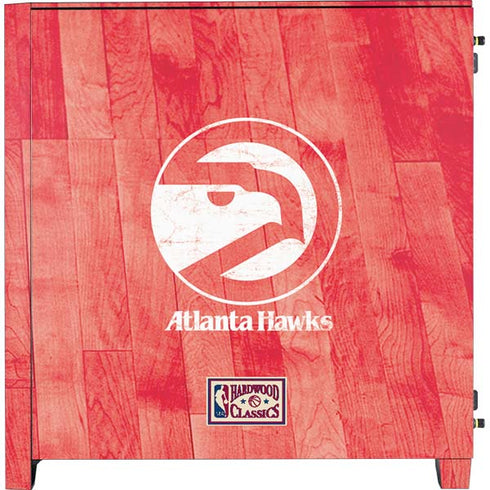 NBA Atlanta Hawks Hardwood Classics Corsair 4000D Tempered Glass Mid-Tower ATX Case Skin