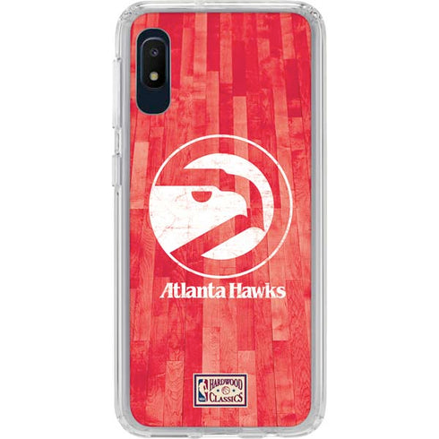 NBA Atlanta Hawks Hardwood Classics Galaxy A10e Clear Case
