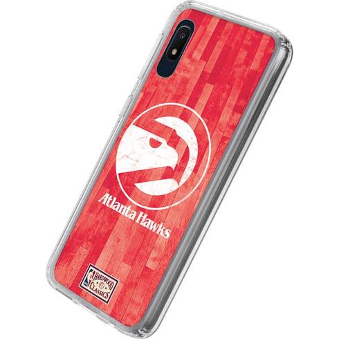 NBA Atlanta Hawks Hardwood Classics Galaxy A10e Clear Case