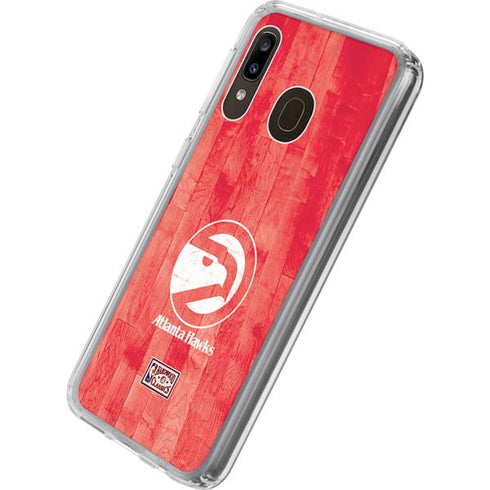 NBA Atlanta Hawks Hardwood Classics Galaxy A20 Clear Case