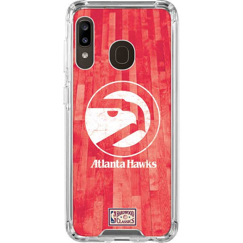 NBA Atlanta Hawks Hardwood Classics Galaxy A30 Clear Case