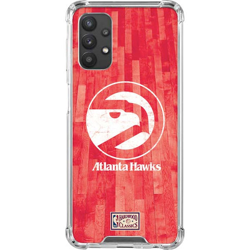 NBA Atlanta Hawks Hardwood Classics Galaxy A32 5G Clear Case