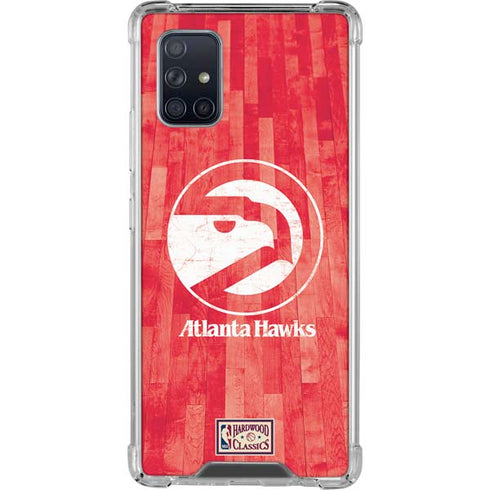 NBA Atlanta Hawks Hardwood Classics Galaxy A71 5G Clear Case
