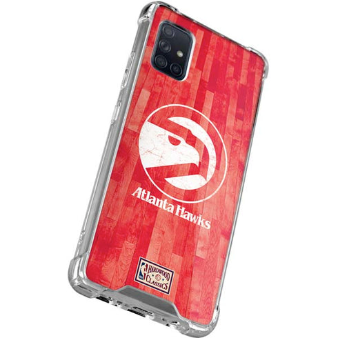 NBA Atlanta Hawks Hardwood Classics Galaxy A71 5G Clear Case