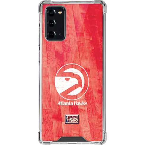 NBA Atlanta Hawks Hardwood Classics Galaxy Note20 5G Clear Case