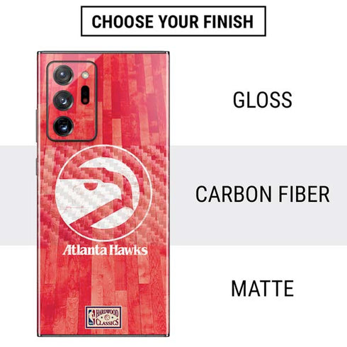 NBA Atlanta Hawks Hardwood Classics Galaxy Note20 Ultra 5G Skin