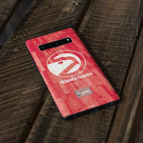 NBA Atlanta Hawks Hardwood Classics Galaxy S10 Plus Skin