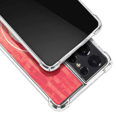 NBA Atlanta Hawks Hardwood Classics Galaxy S21 Ultra 5G Clear Case