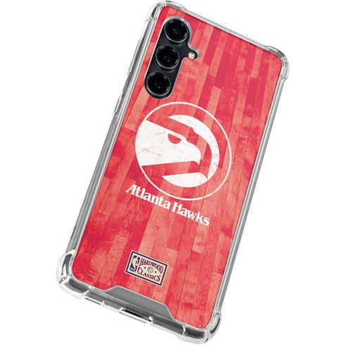 NBA Atlanta Hawks Hardwood Classics Galaxy S23 FE Clear Case