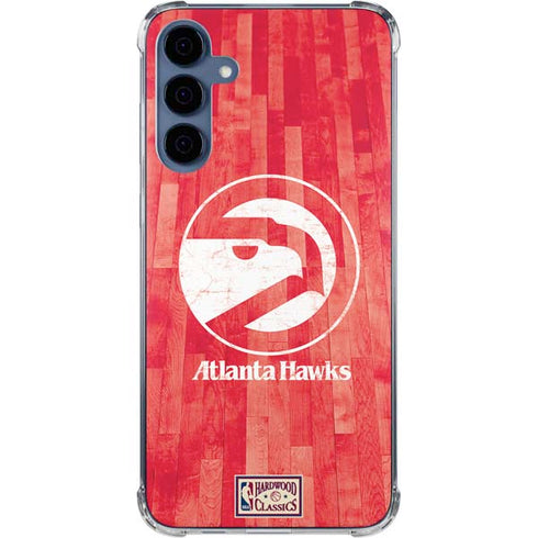 NBA Atlanta Hawks Hardwood Classics Galaxy S24 Clear Case