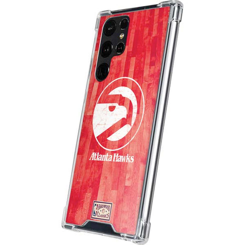 NBA Atlanta Hawks Hardwood Classics Galaxy S24 Ultra Clear Case