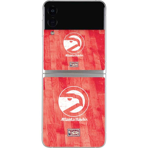 NBA Atlanta Hawks Hardwood Classics Galaxy Z Flip4 5G Skin