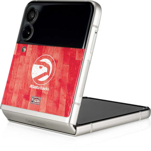 NBA Atlanta Hawks Hardwood Classics Galaxy Z Flip4 5G Skin