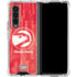 NBA Atlanta Hawks Hardwood Classics Galaxy Z Fold4 5G Clear Case