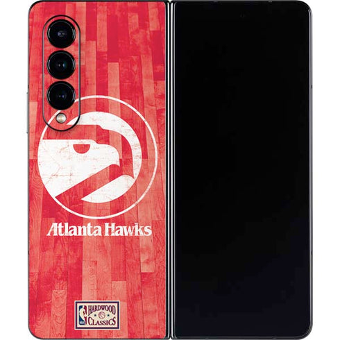NBA Atlanta Hawks Hardwood Classics Galaxy Z Fold4 5G Skin