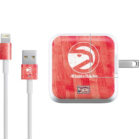 NBA Atlanta Hawks Hardwood Classics iPad Charger (10W USB) Skin