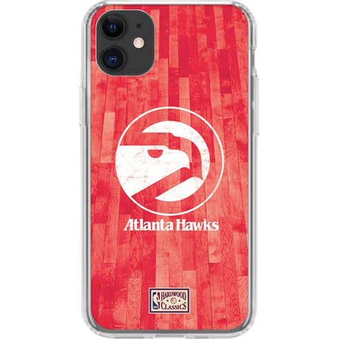 NBA Atlanta Hawks Hardwood Classics iPhone 11 Clear Case