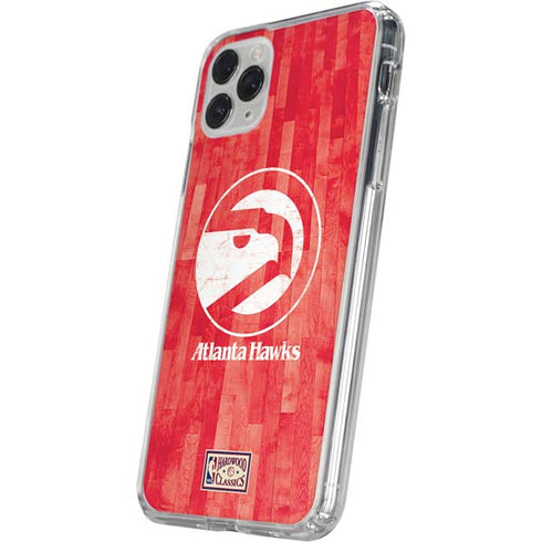NBA Atlanta Hawks Hardwood Classics iPhone 11 Pro Clear Case