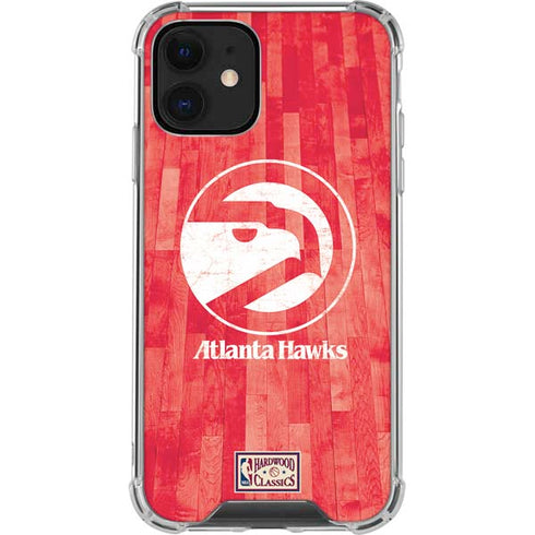 NBA Atlanta Hawks Hardwood Classics iPhone 12 Clear Case