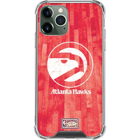 NBA Atlanta Hawks Hardwood Classics iPhone 12 Pro Clear Case