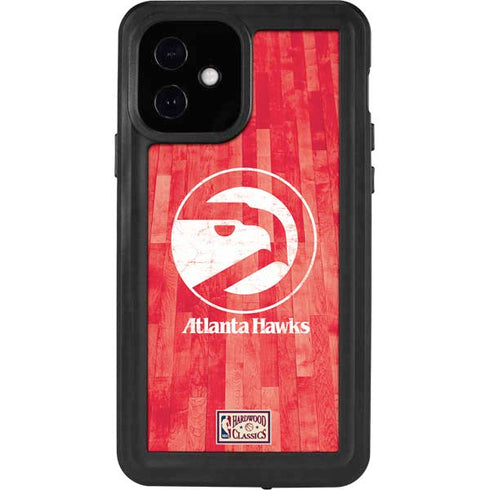 NBA Atlanta Hawks Hardwood Classics iPhone 12 Waterproof Case