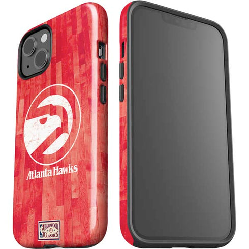 NBA Atlanta Hawks Hardwood Classics iPhone 15 Plus Impact Case