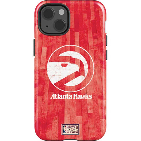 NBA Atlanta Hawks Hardwood Classics iPhone 15 Impact Case