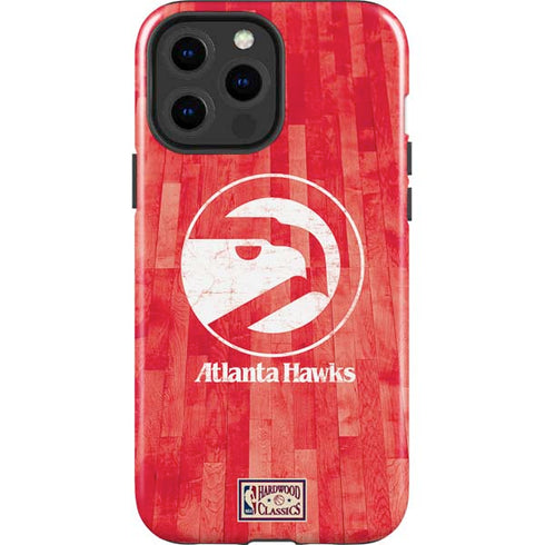 NBA Atlanta Hawks Hardwood Classics iPhone 15 Pro Max Impact Case